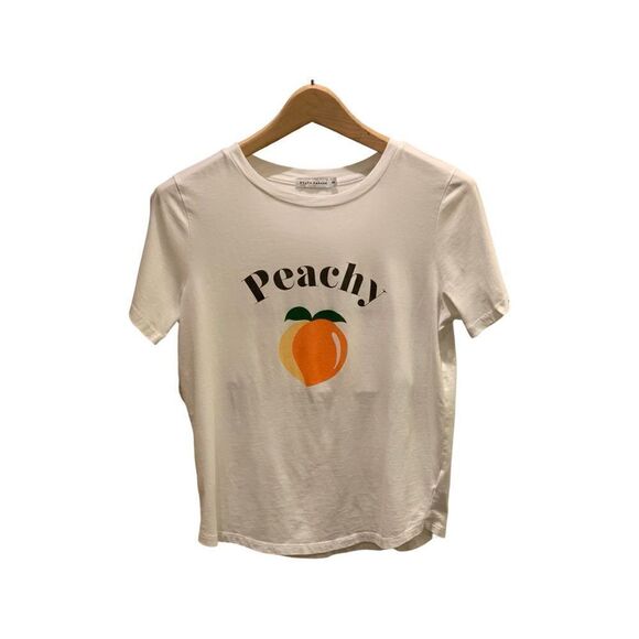 South Parade Peachy Crew Neck Short Sleeve Graphic T-Shirt - Picture 1 of 3